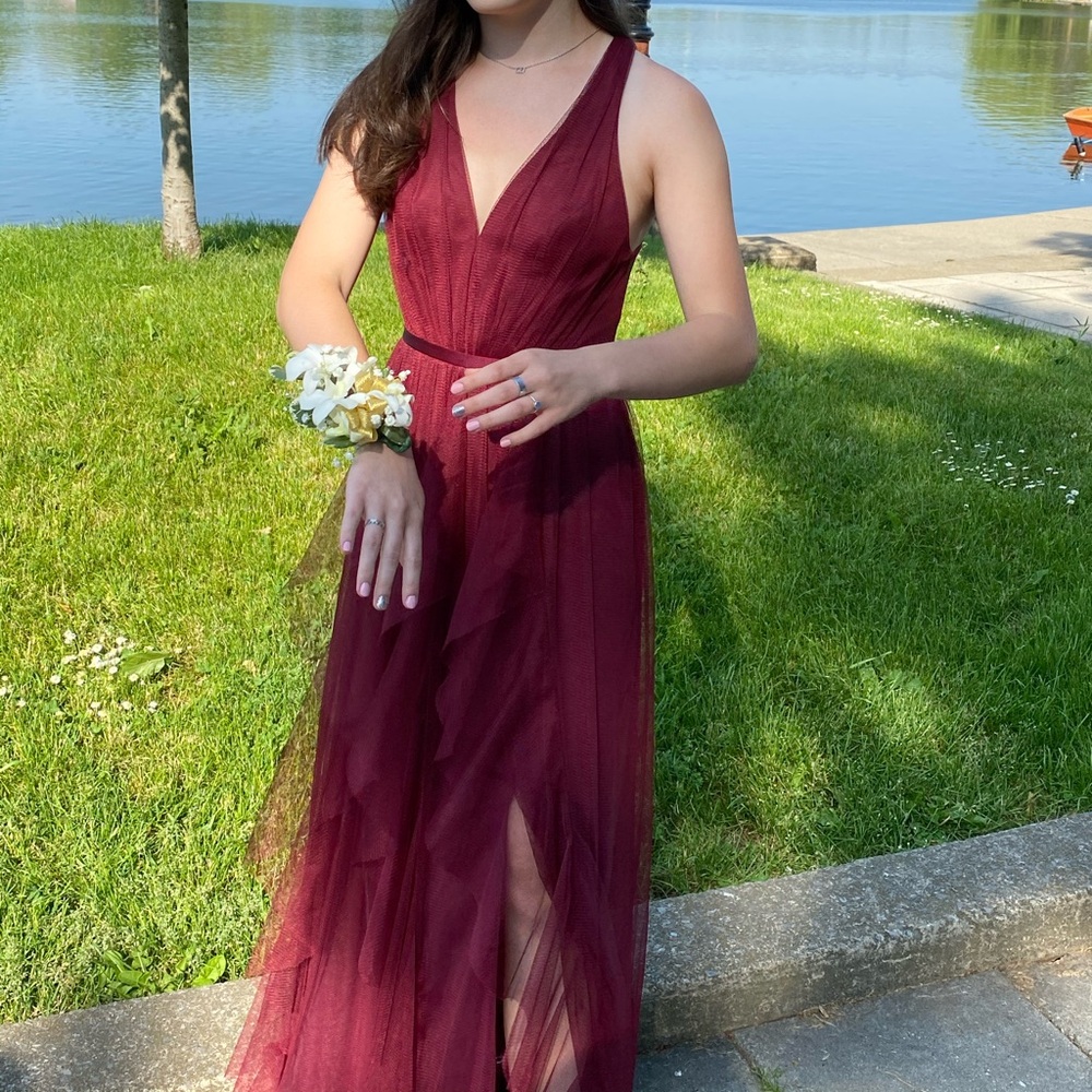 Elegant Bridesmaid Prom Sleeveless Dress